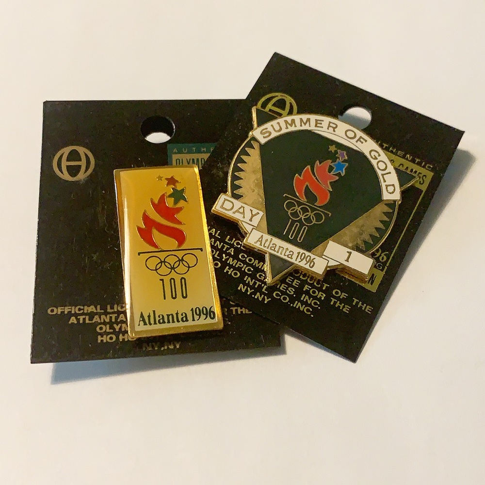 Vintage 1996 summer of gold olympics pin bundle